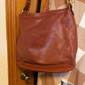 Coach Tan Leather Shoulder Bag